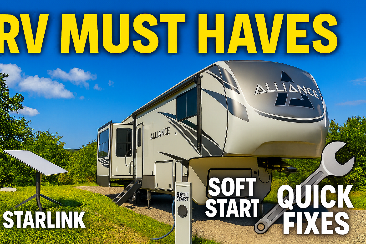 RV Must Haves: Starlink Internet, Soft Start Power & Quick Fixes