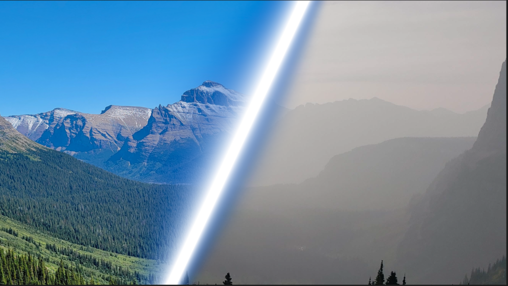 Glacier National Park trip with mountain views after a smoky first visit and a clearer return